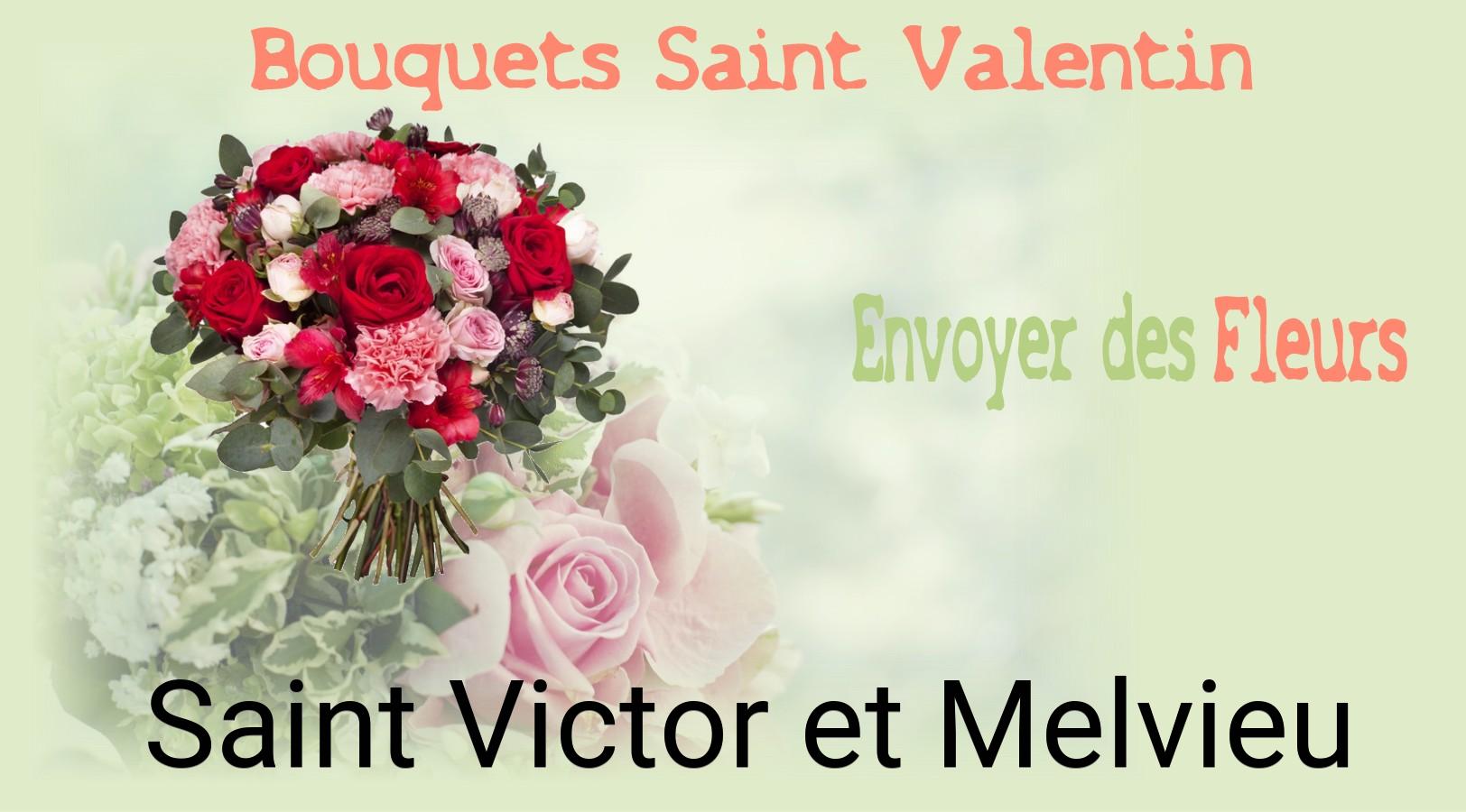 Roses de Saint-Valentin livrées à Saint-Victor-et-Melvieu